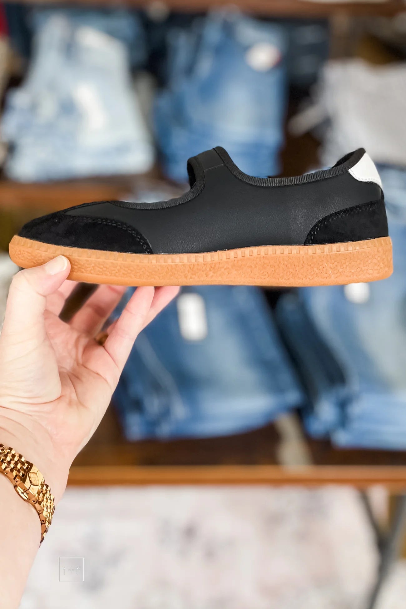 Black Corky Calm Down Sneakers