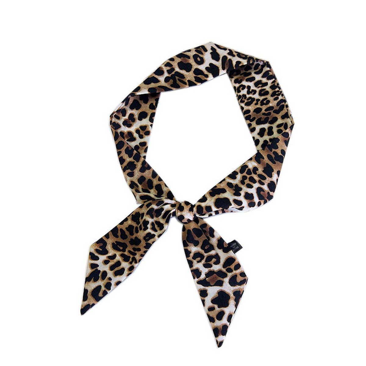 NEW BINDING BAG LEOPARD PRINT SCARF