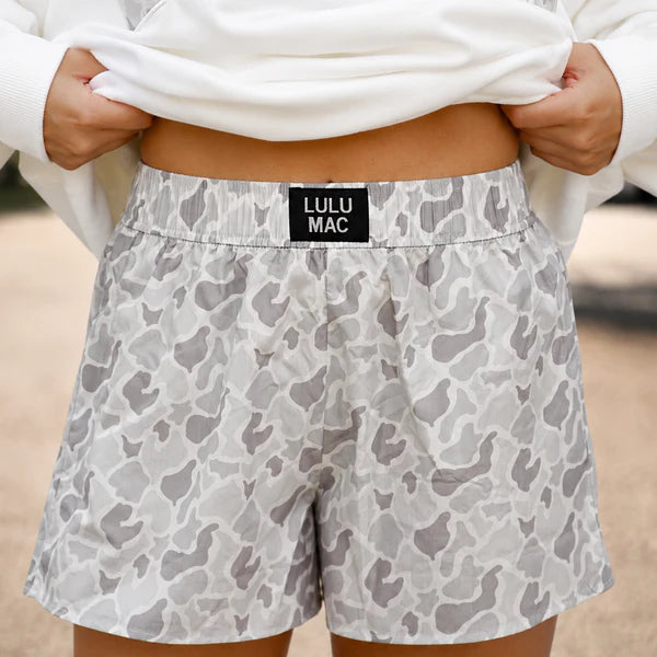 Lulu Mac Camo Shorts-Youth Large