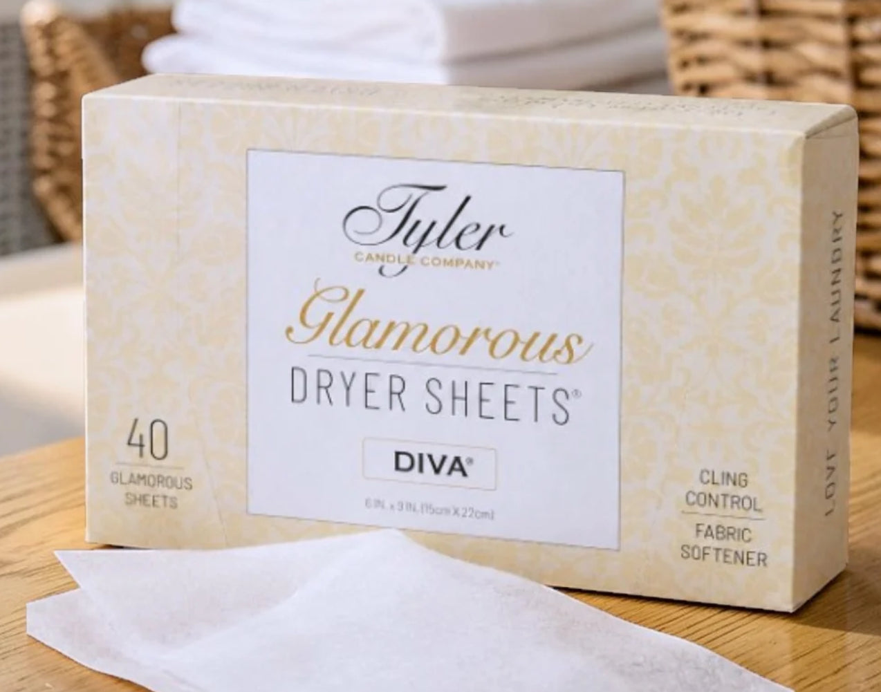Diva Glamorous dryer sheet