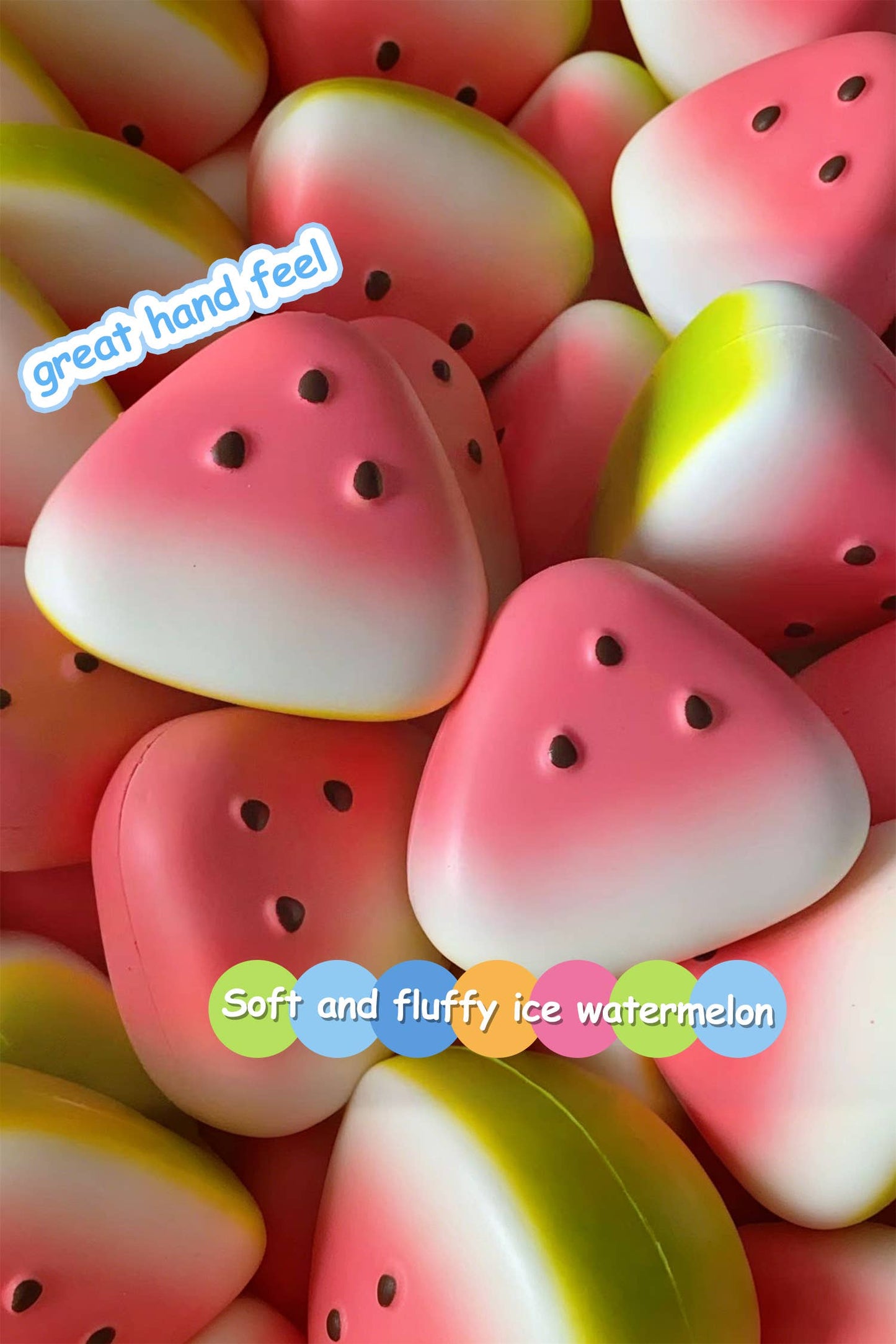 LDC 1PC PU Butter Sticker Relieve Pressure Squishy Toy: Yellow / One Size
