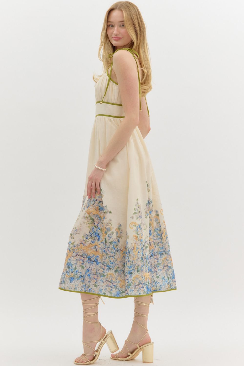 Floral Print Midi Dress