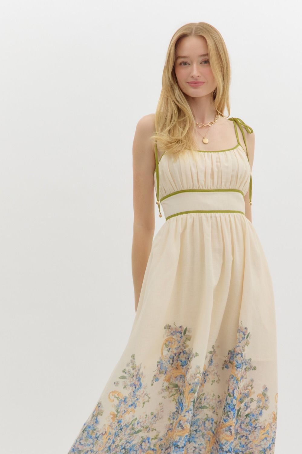 Floral Print Midi Dress
