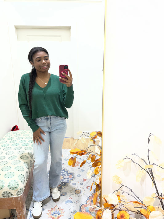 Viscose Front Seam Sweater