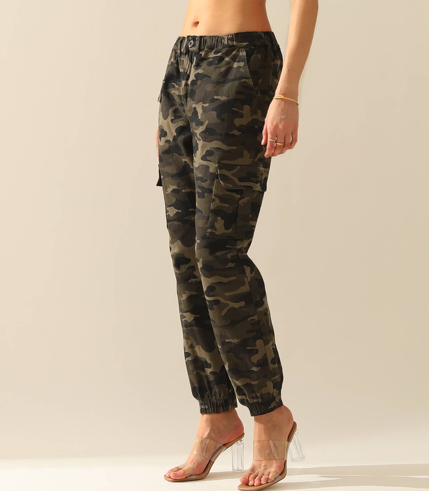 Camo Cargo Pants Cotton Work Pants