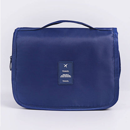 Beige Makeup Storage Bag For Travel