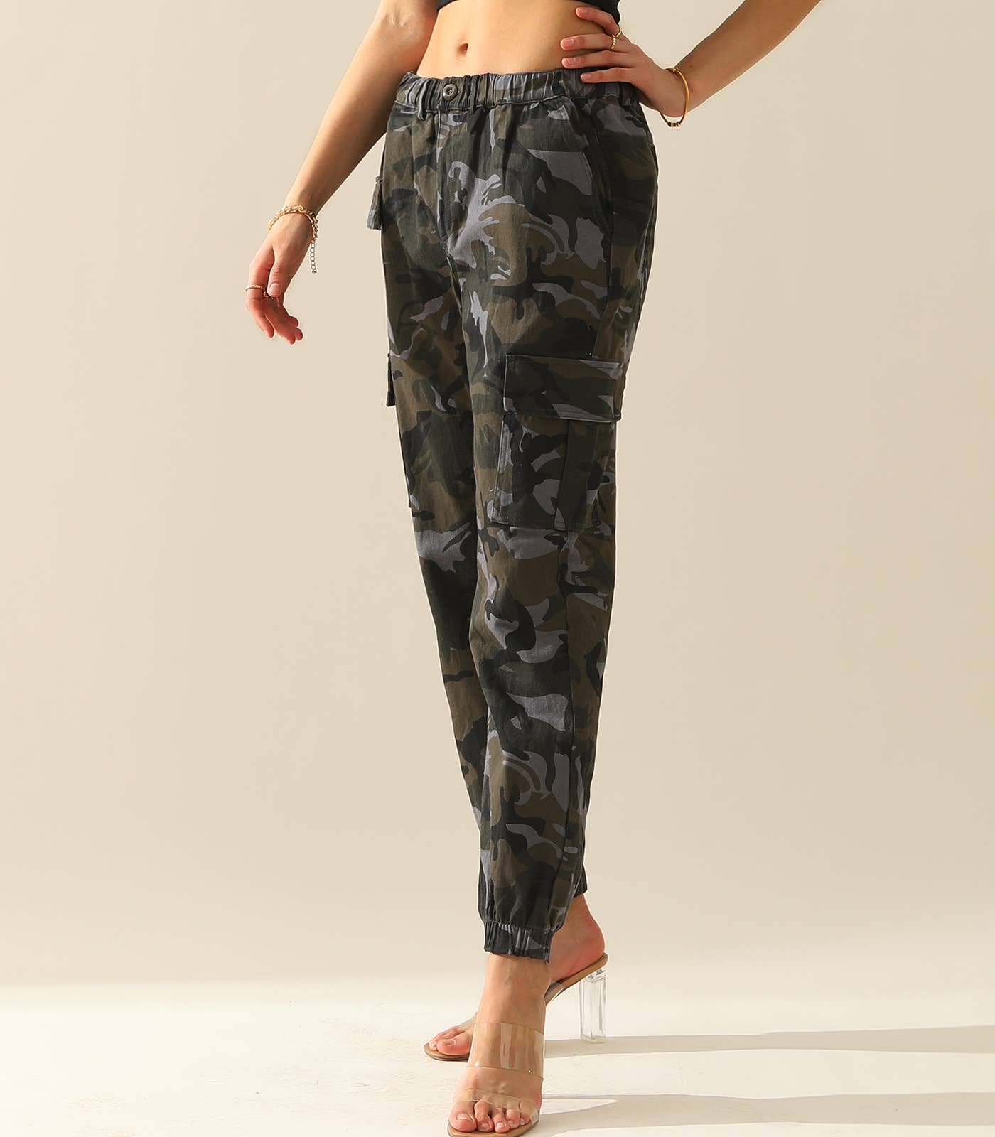 Camo Cargo Pants Cotton Work Pants