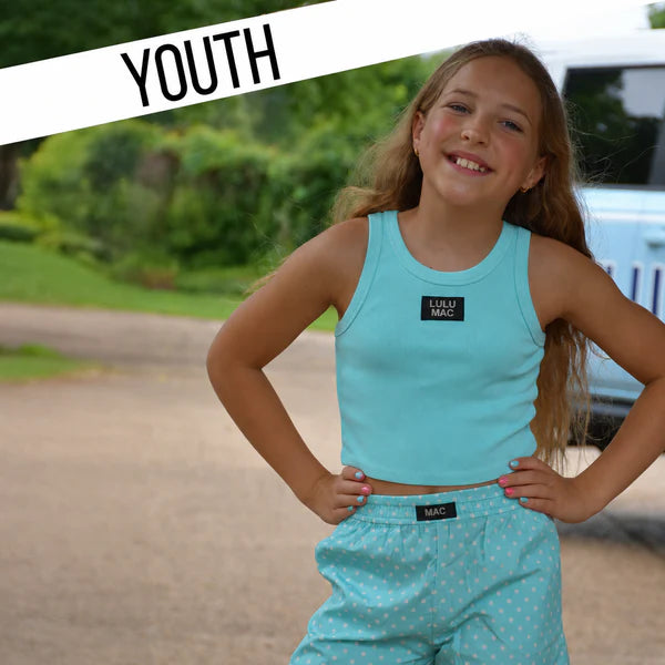 Lulu Mac Mint Youth Large Tank Top