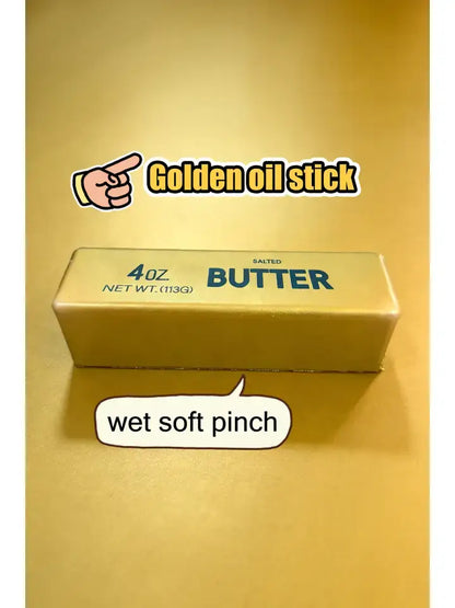 LDC 1PC PU Butter Sticker Relieve Pressure Squishy Toy: Yellow / One Size