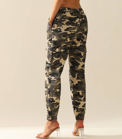 Camo Cargo Pants Cotton Work Pants