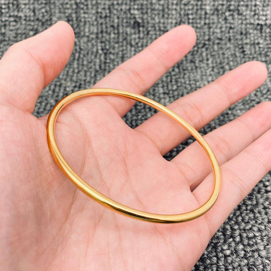 Gold Stainless Steel Bangle