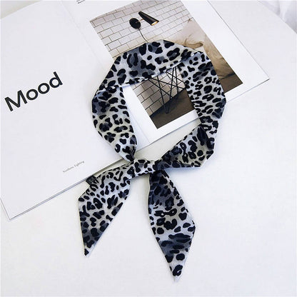 NEW BINDING BAG LEOPARD PRINT SCARF