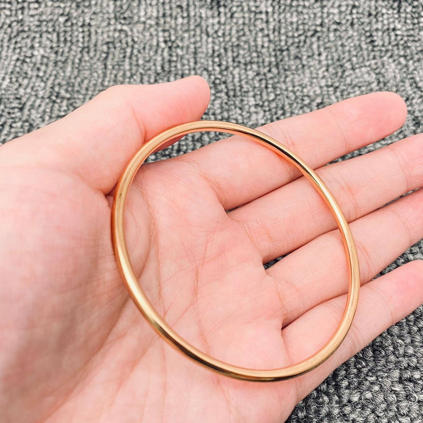 Rose Gold Stainless Steel Bangles
