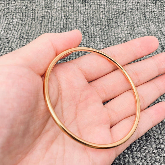 Rose Gold Stainless Steel Bangles