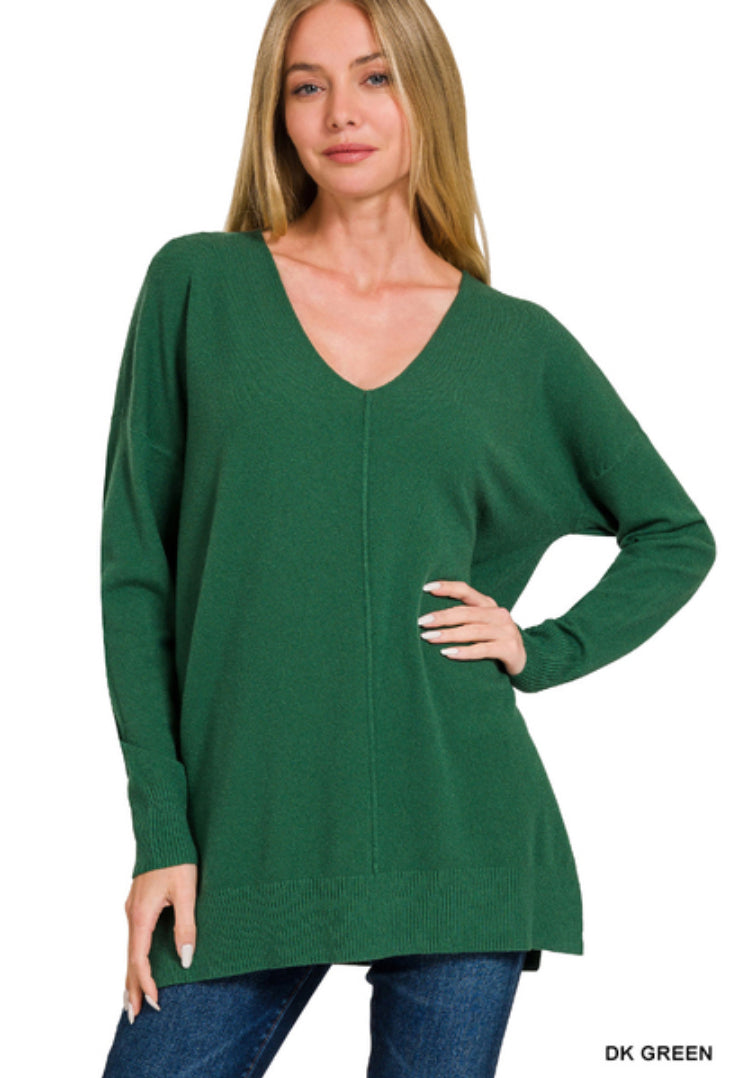 Viscose Front Seam Sweater