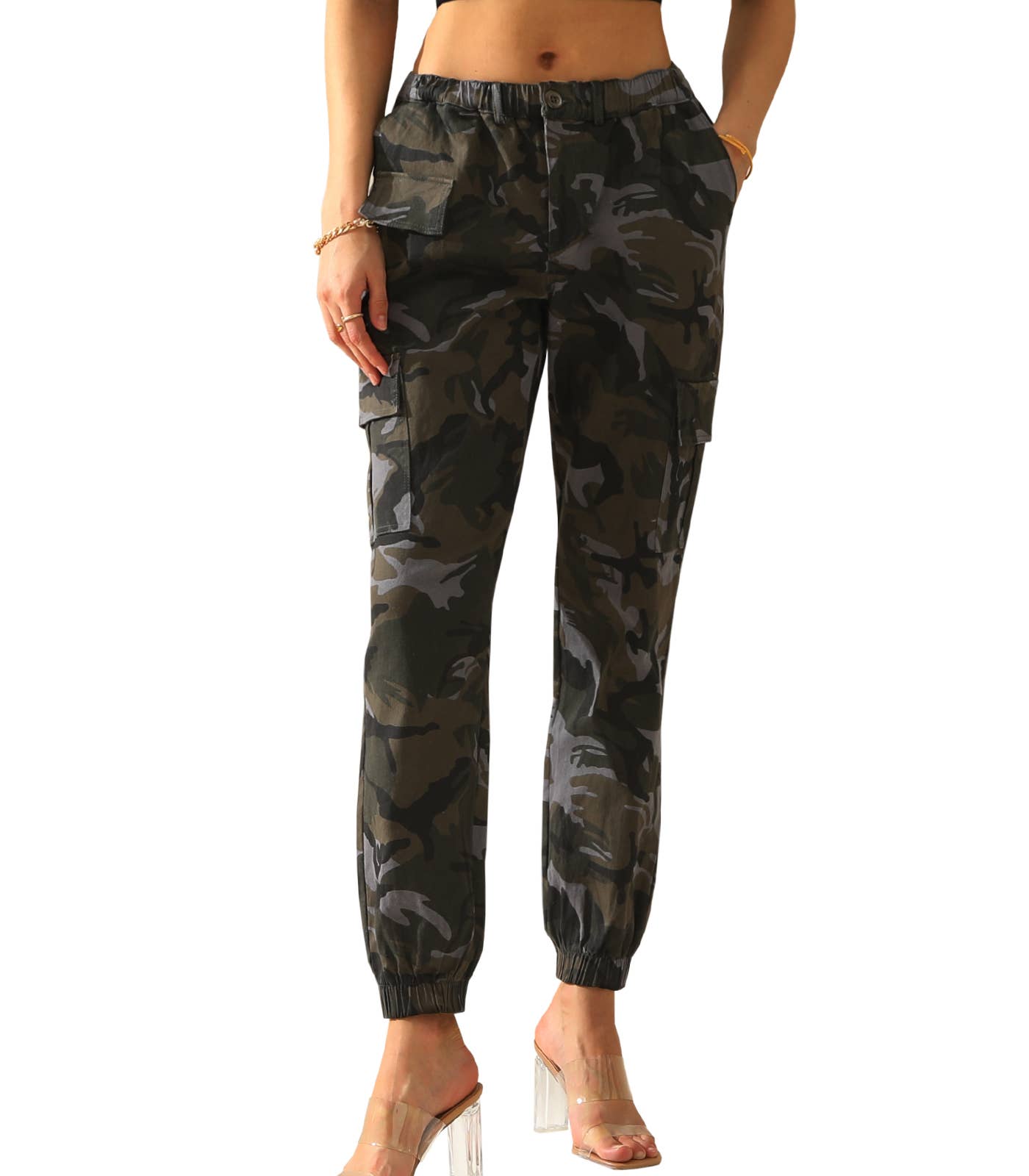 Camo Cargo Pants Cotton Work Pants