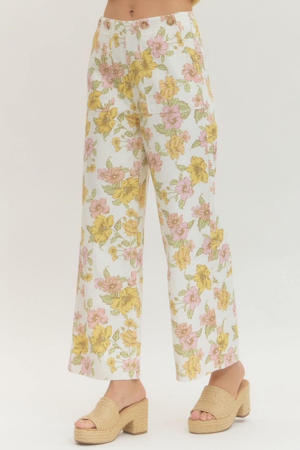 Floral Jeans