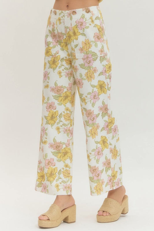 Floral Jeans