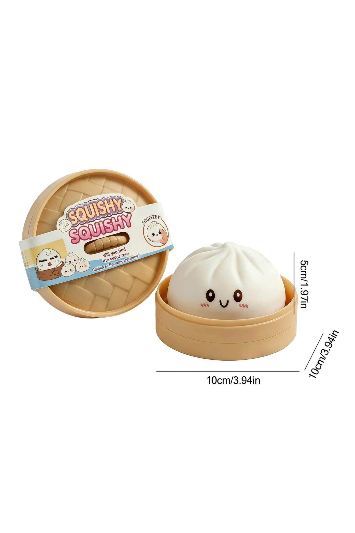 LDC 1PC PU Butter Sticker Relieve Pressure Squishy Toy: Yellow / One Size