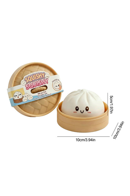 LDC 1PC PU Butter Sticker Relieve Pressure Squishy Toy: Yellow / One Size