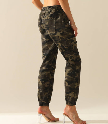 Camo Cargo Pants Cotton Work Pants