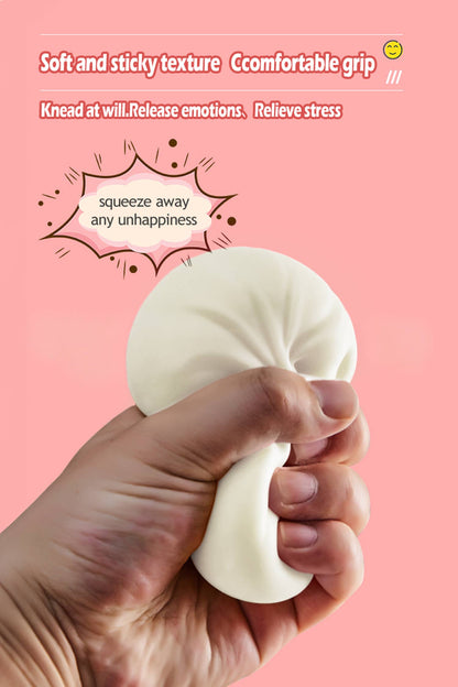 LDC 1PC PU Butter Sticker Relieve Pressure Squishy Toy: Yellow / One Size