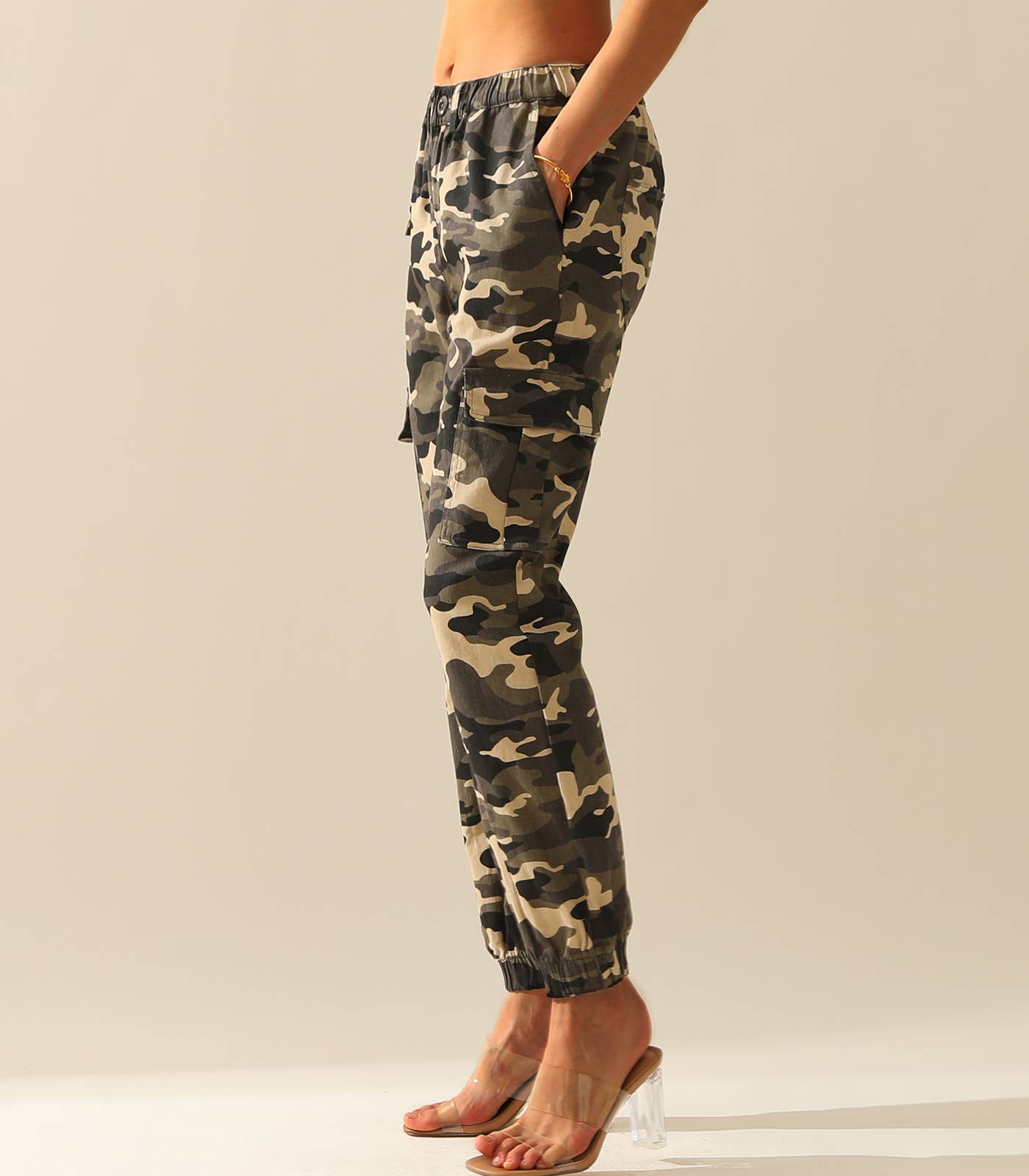 Camo Cargo Pants Cotton Work Pants
