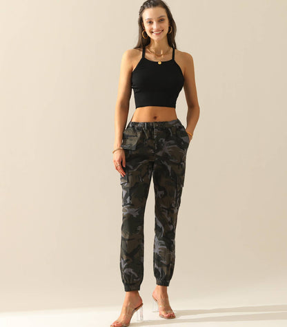Camo Cargo Pants Cotton Work Pants