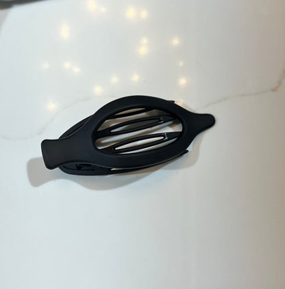 Oval Flat Hair Clip for Women, Strong Grip