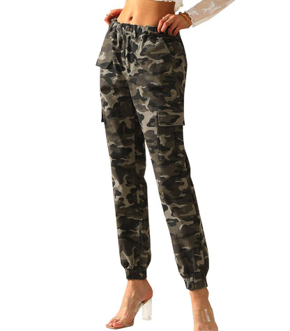 Camo Cargo Pants Cotton Work Pants