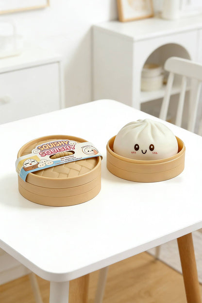 LDC 1PC PU Butter Sticker Relieve Pressure Squishy Toy: Yellow / One Size