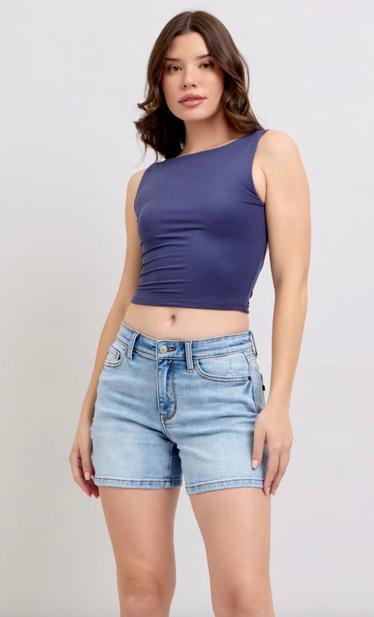 Vintage Wash Dad Shorts