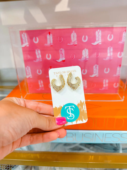 Hook Diamond Earrings