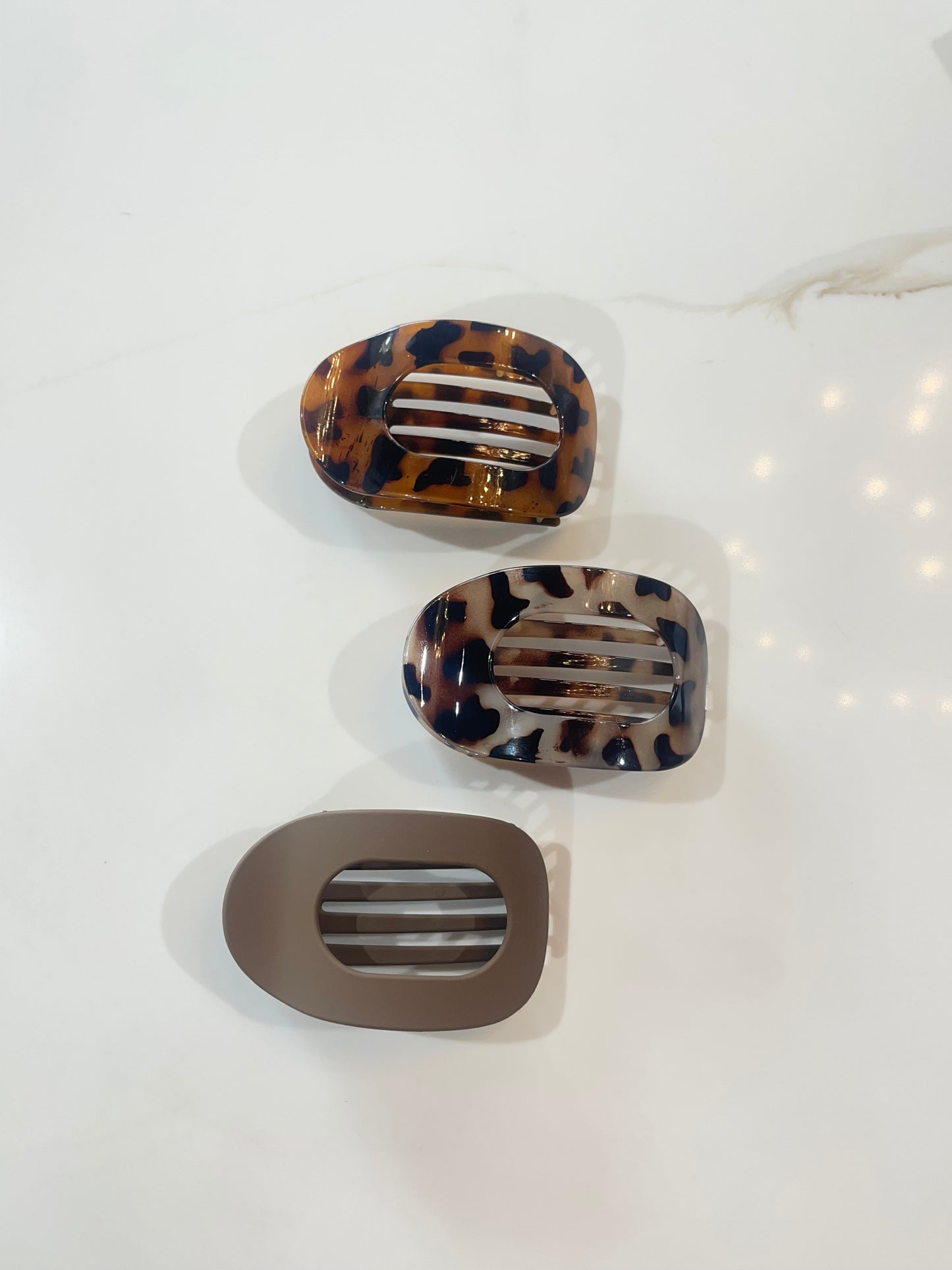 Oval Flat Hair Clips