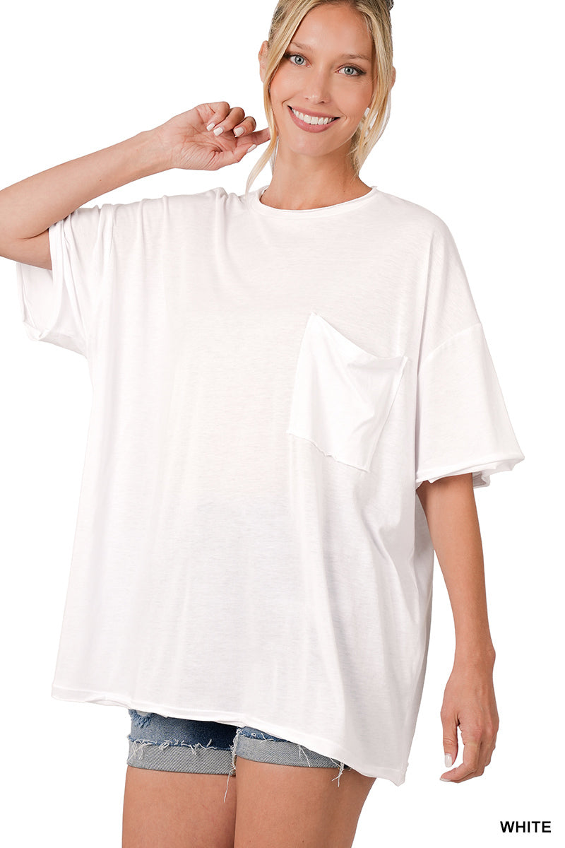 White Oversized Tee