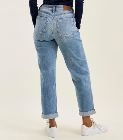 Boyfriend Light Iced Indigo Jeans