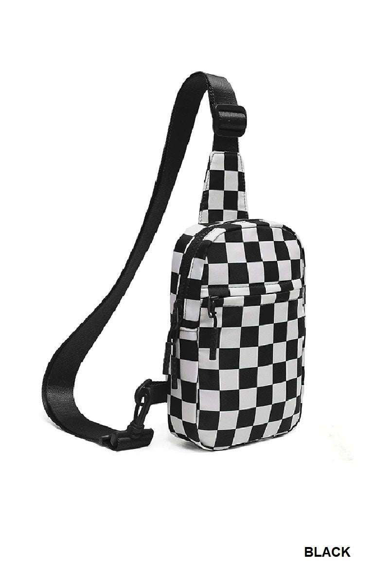 Checkered Sling Bag