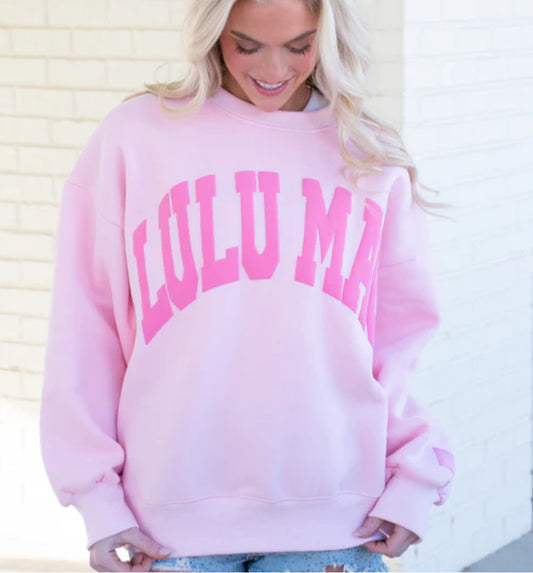 LIGHT PINK/ PINK PUFF SWEATER