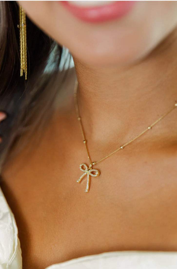 Isabella Bow Necklace
