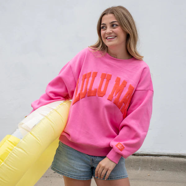 Lulu Mac Pink & Orange Sweatshirt