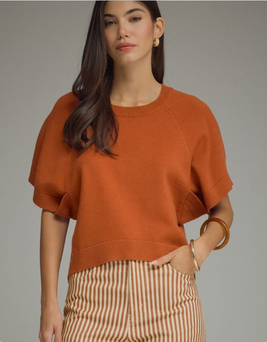 Dolman Sleeve Knit Top