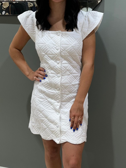 Off White Cotton Dress