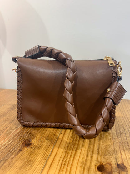 Judith Vegan Whipstitch Shoulder Bag