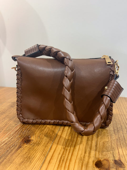 Judith Vegan Whipstitch Shoulder Bag