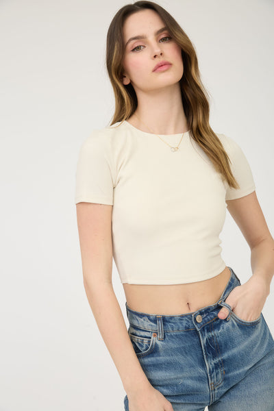 Short Sleeve Crop Top