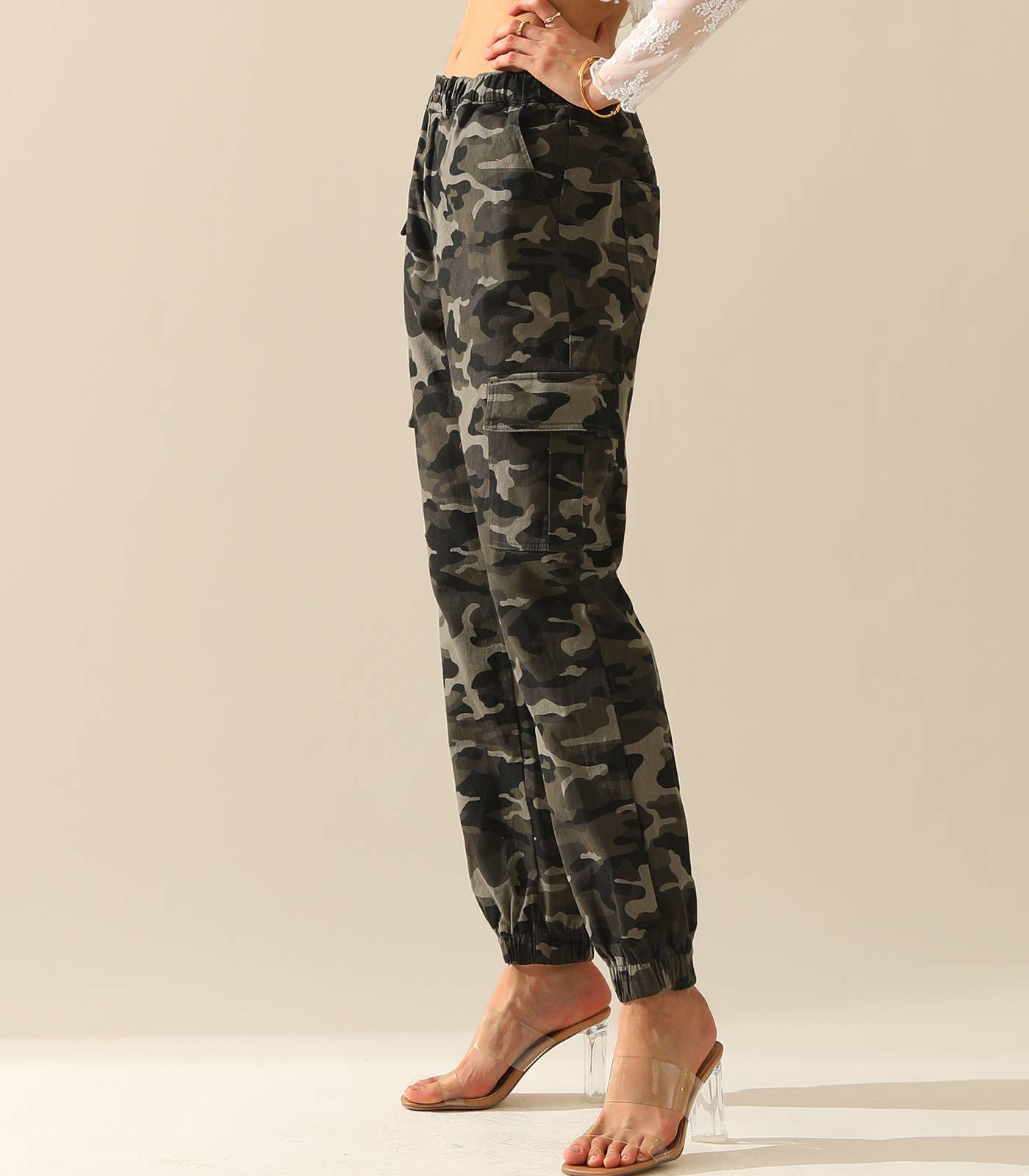 Camo Cargo Pants Cotton Work Pants