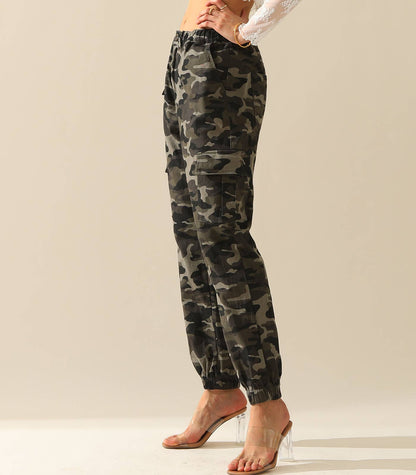 Camo Cargo Pants Cotton Work Pants