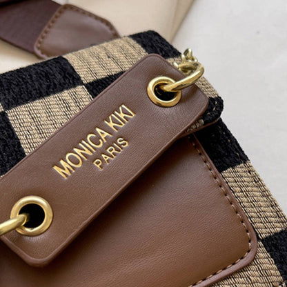 Checkered Crossbody Bag
