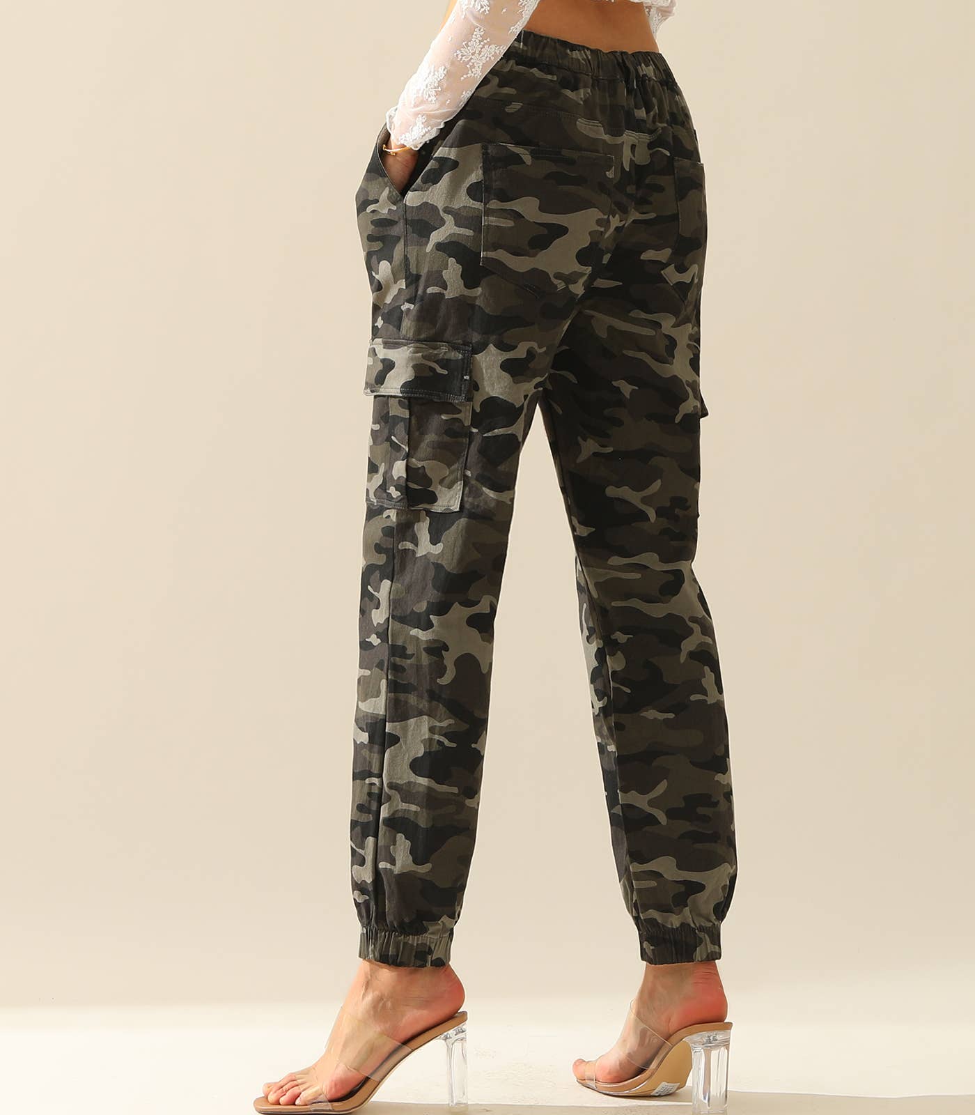 Camo Cargo Pants Cotton Work Pants