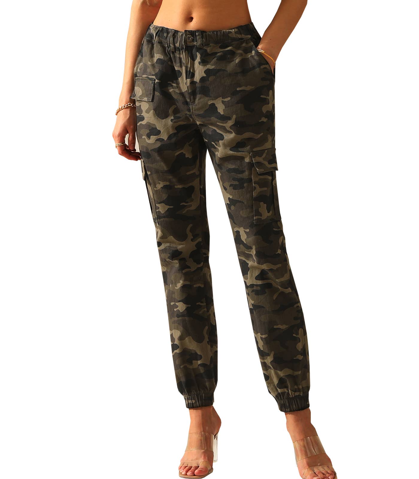 Camo Cargo Pants Cotton Work Pants